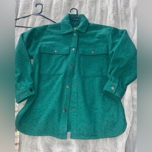 Wild Fable size small. Worn once. Thick & warm! Pretty green color!